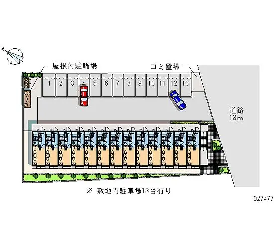 ★手数料０円★入間市扇町屋１丁目　月極駐車場（LP）